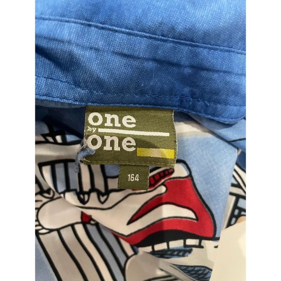 VTG one By one youth 14 Anime Mega Boot hip hop line dance boombox Graphic Shirt - Picture 6 of 9